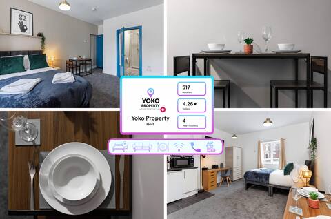 🌟Studio 7 - City Centre - Free Wifi & Smart TV🌟