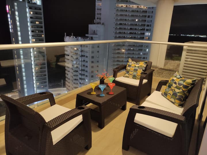 Deal! Ocean View & Magical Sunsets - Cartagena