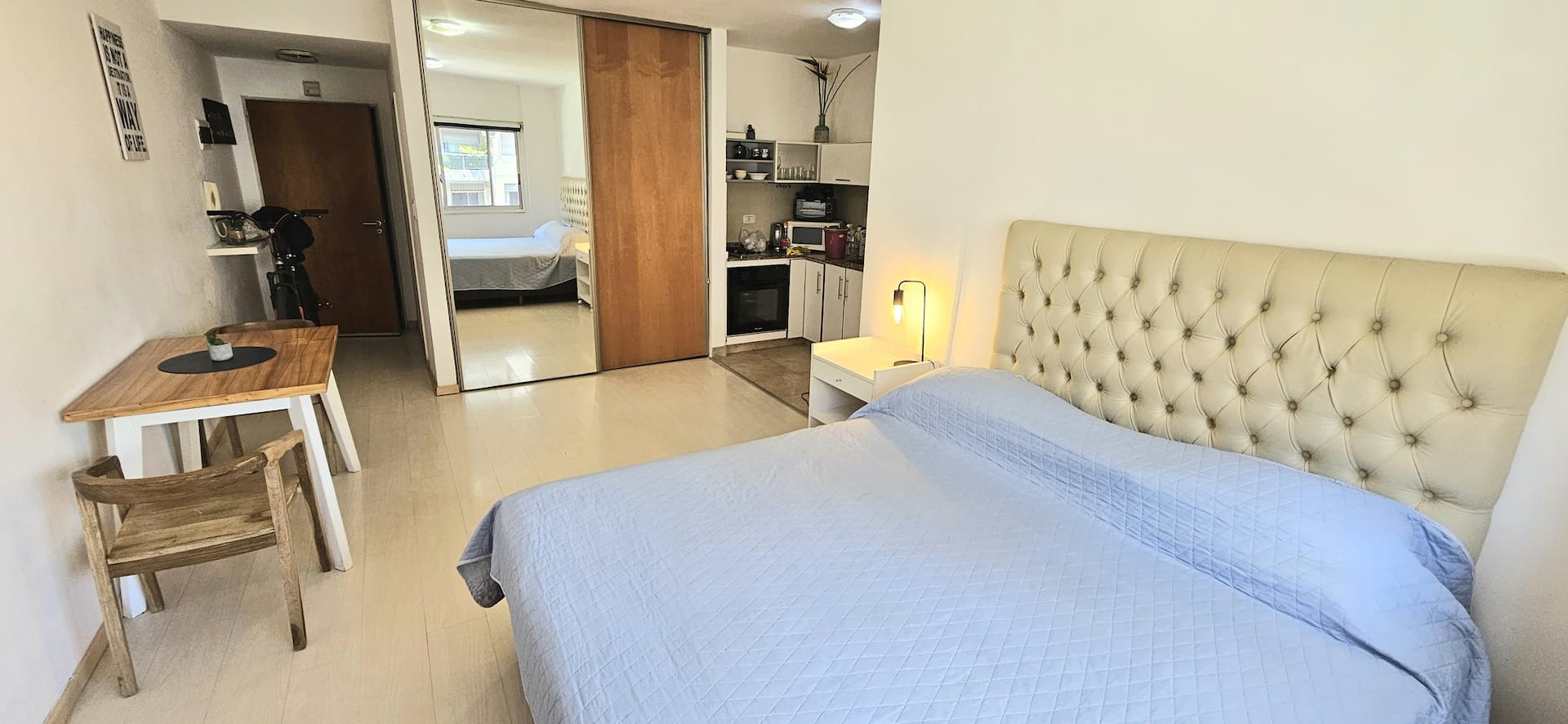 Comfortable studio in Palermo 24h security