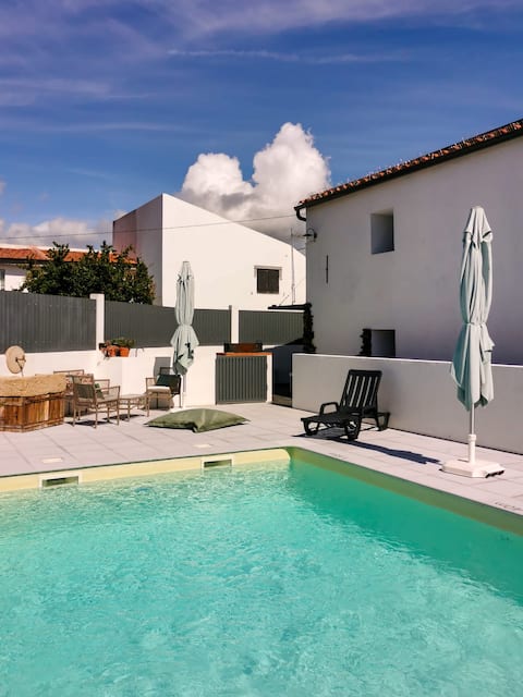 Family house with pool