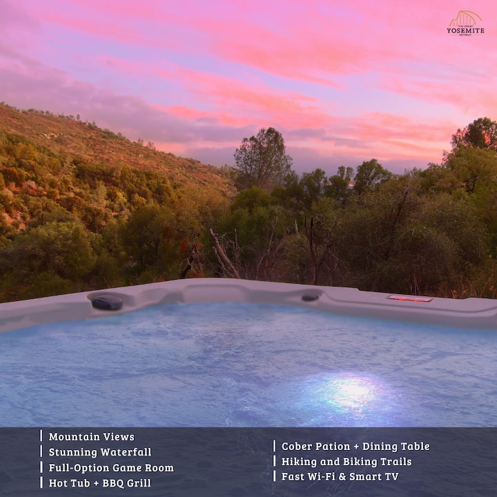Hot Tub, Views, Privacy, Game Room, Just 5 Min From Downtown! - Oakhurst, CA