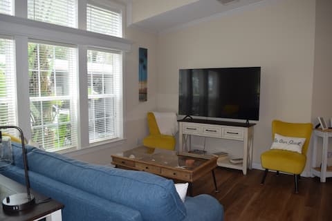 Villages home with  unique elevated front porch