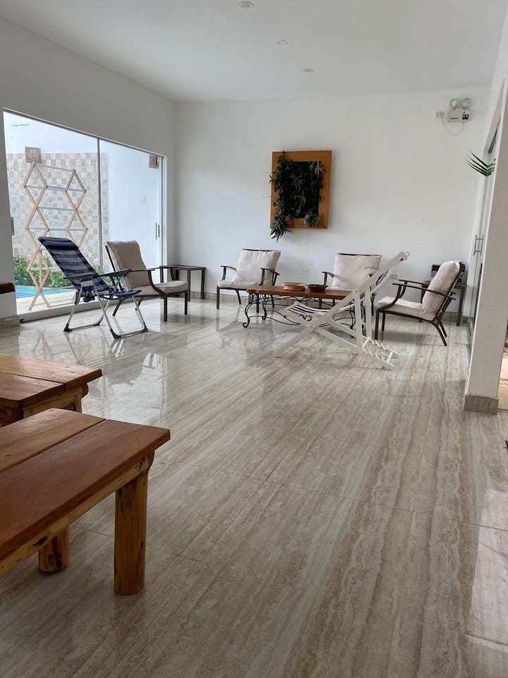 Casa Familiar Con Piscina Playa Y Relax Zorritos - Caleta Cruz