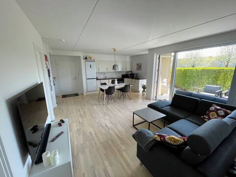 Bright apartment with private terrace close to Copenhagen