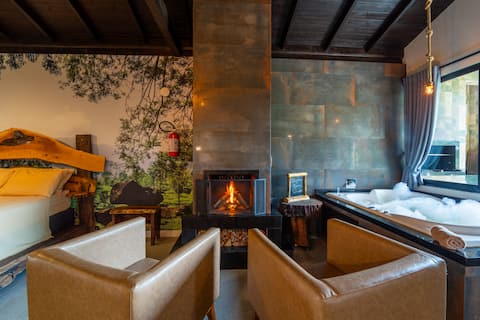 Top Airbnb: Cottage with Two Baths. Fireplace and Barbecue in Santo Amaro Da Imperatriz