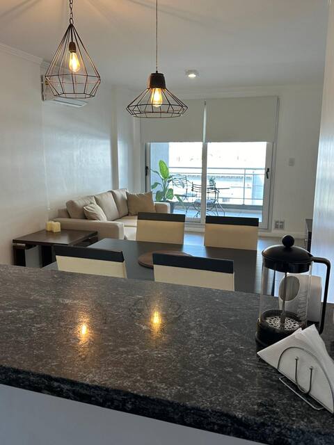 New apartment. 2 bedrooms, 2 bathrooms. Pool. Garage