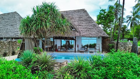 Beachfront private villa with private pool