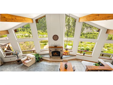Marble Escape 3bds Mountain Views/Deck/fireplace
