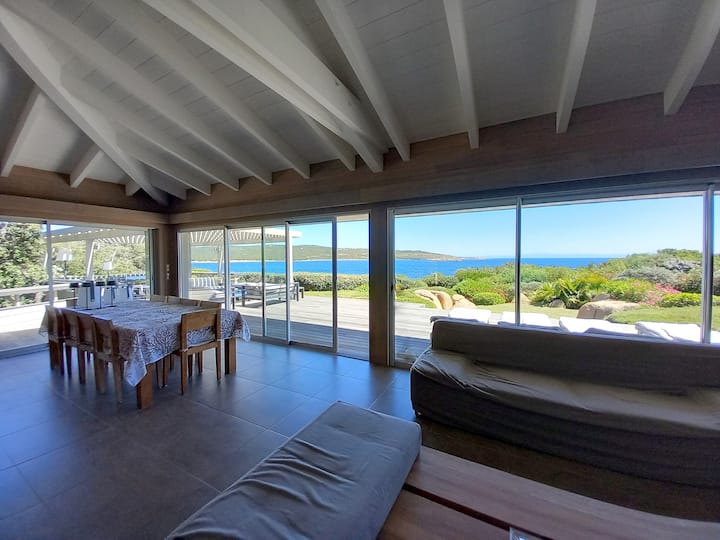 Villa 207 Pieds Dans L'eau Vue Mer - Figari