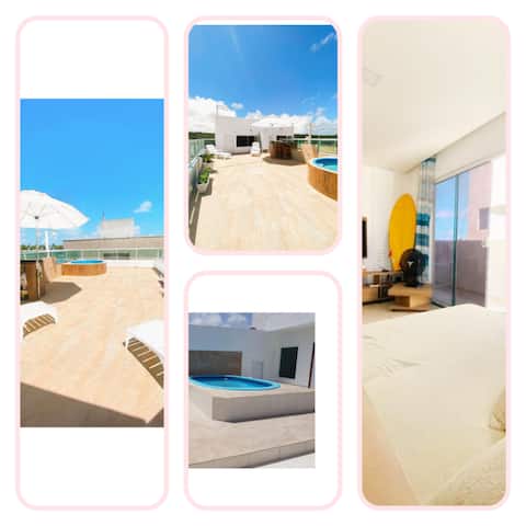 Flat differentiated in penthouse ( sea view)
