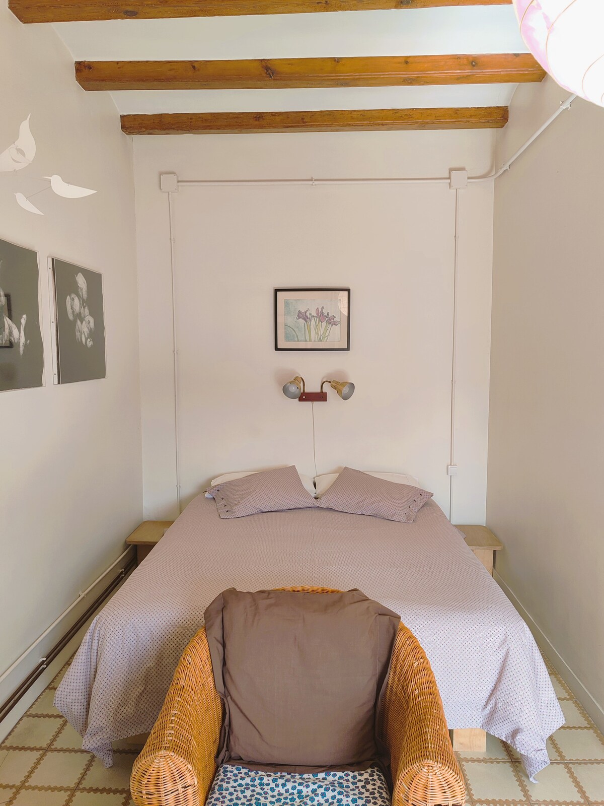 Ორადგილიანი საწოლი მატრასით 160x200 სმ (Queen Size).