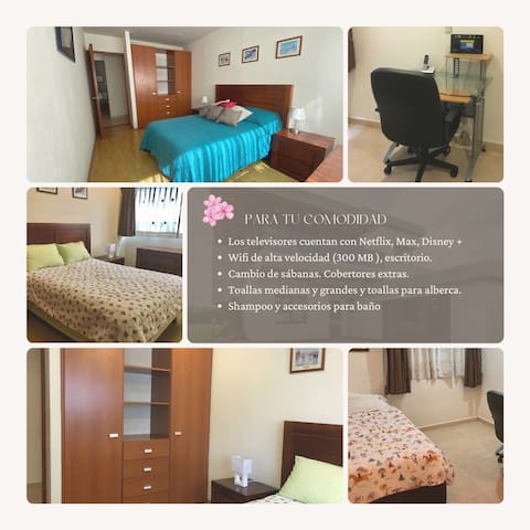 Hermoso Dpto Fam, con alberca, gym, sala de juego