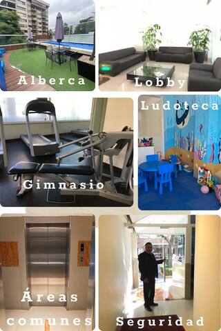 Hermoso Dpto Fam, con alberca, gym, sala de juego gallery image 5