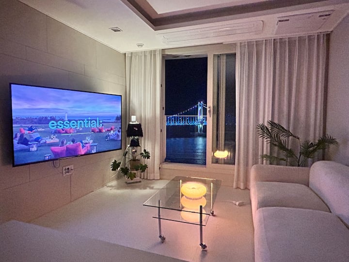 [라온]#합법숙소#밀락더마켓1분#2room#오션뷰#무료주차#정수기 - 부산광역시