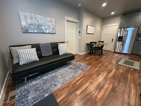Stylish main floor suite with private entry!