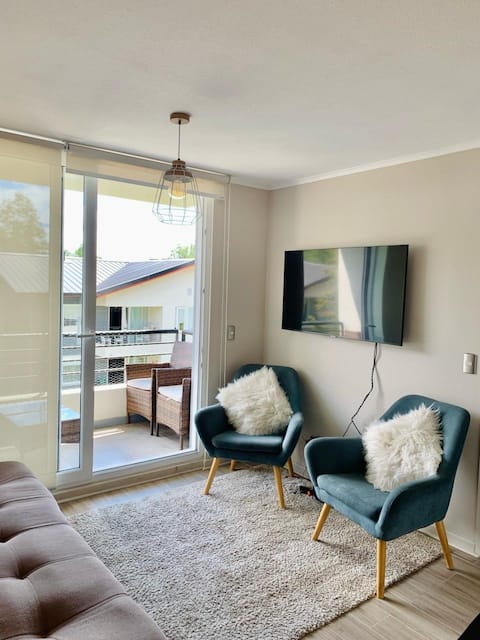 Top performing Airbnb: Apartment with Wi-Fi, 2 bedrooms, 2 bathrooms. in Región De La Araucanía