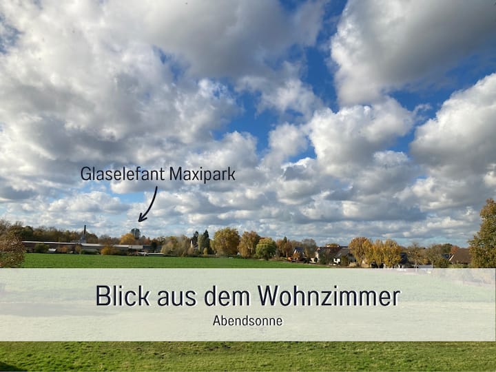 Ferienwohnung Am Maximilianpark Hamm, Dachterrasse - Beckum