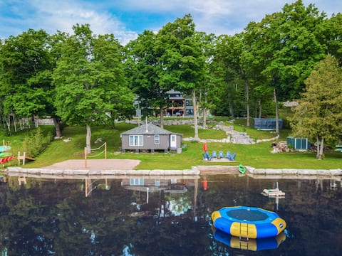 Lux - 5 Bdrm - Waterfront, Hot Tub, Game Room+Plus