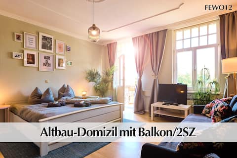 ★ Jugendstil Flat with 2BR + balcony + parking ★