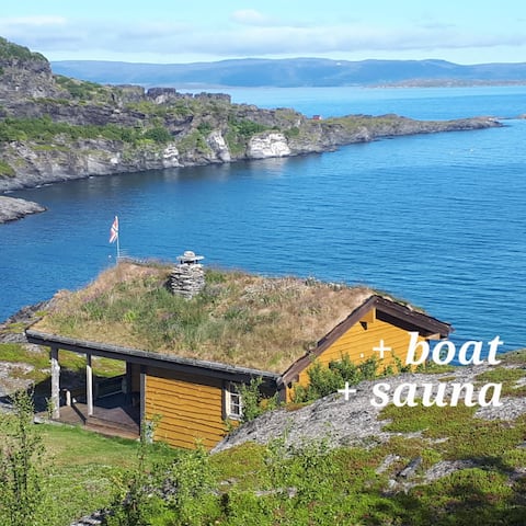 Amazing views - cabin by the sea. Porsanger