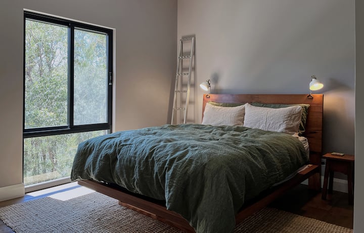 Second  bedroom, also with blackout shutters & a comfy Queen bed