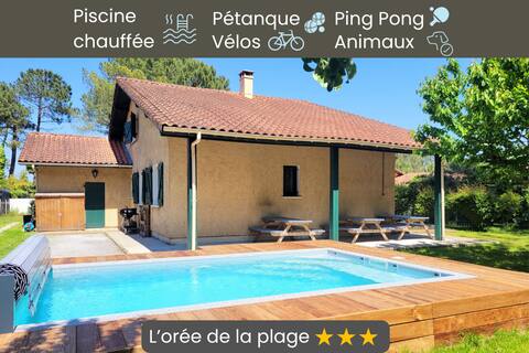 3 star renovated house, pool,bikes,pingpong,boules