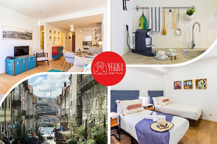 Top Floor (D) Historic Center by River w/ Elevator