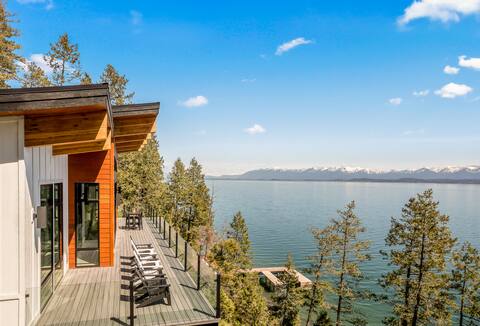 Modern Family Home on Flathead Lake, MT