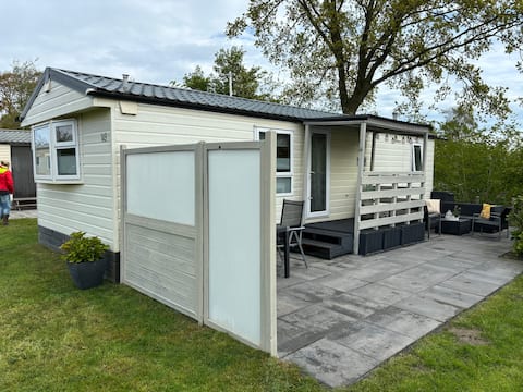 Mobile home for rent at 5* park de Kuilart|Friesland