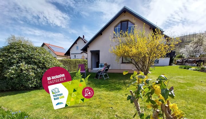 Ferienhaus Am Inselsberg Mit Blick Ins Grüne - Ruhla