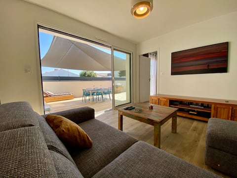 Successful Airbnb property: Les Dunes beach on foot • Direct access to the Vélodyssée in Bretignolles Sur Mer