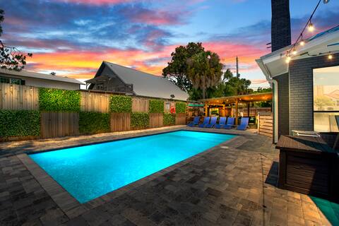 Gulf Access, Pool, Hot Tub & Game Room Minutes2Bch