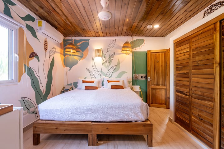 غرفة نوم في الطابق العلوي (الغرفة رقم2)، سرير كينج 