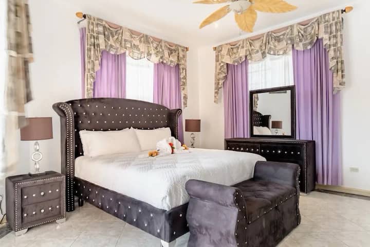 2nd Floor - (King Bed) Bedroom 2 Suite w/ private Bathroom and living room area