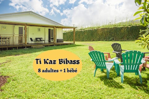 Ti Kaz Bibass Quiet modern holiday home