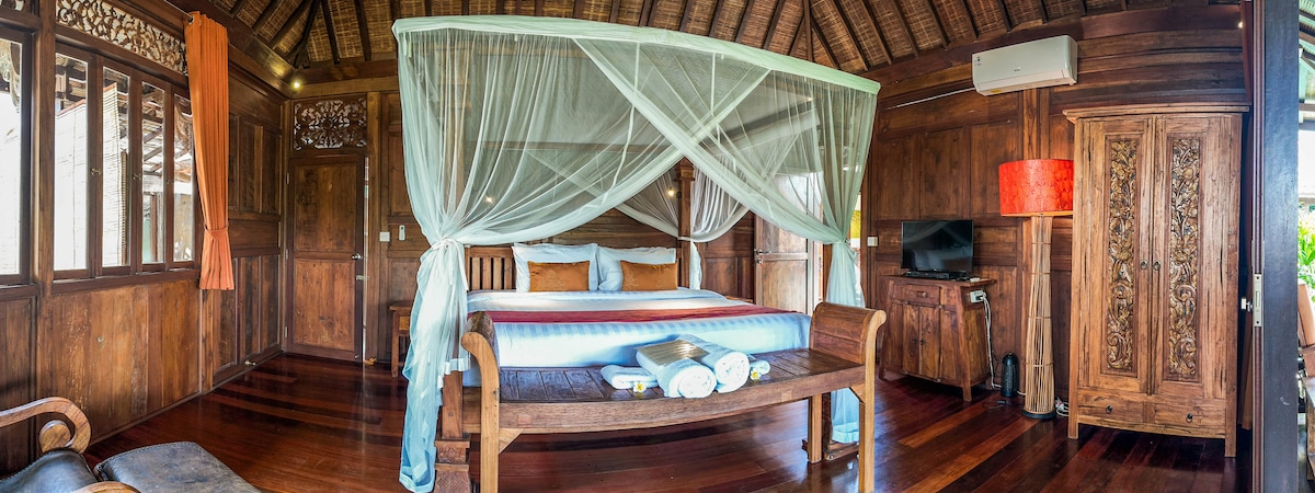 Chumba cha kulala cha machungwa.