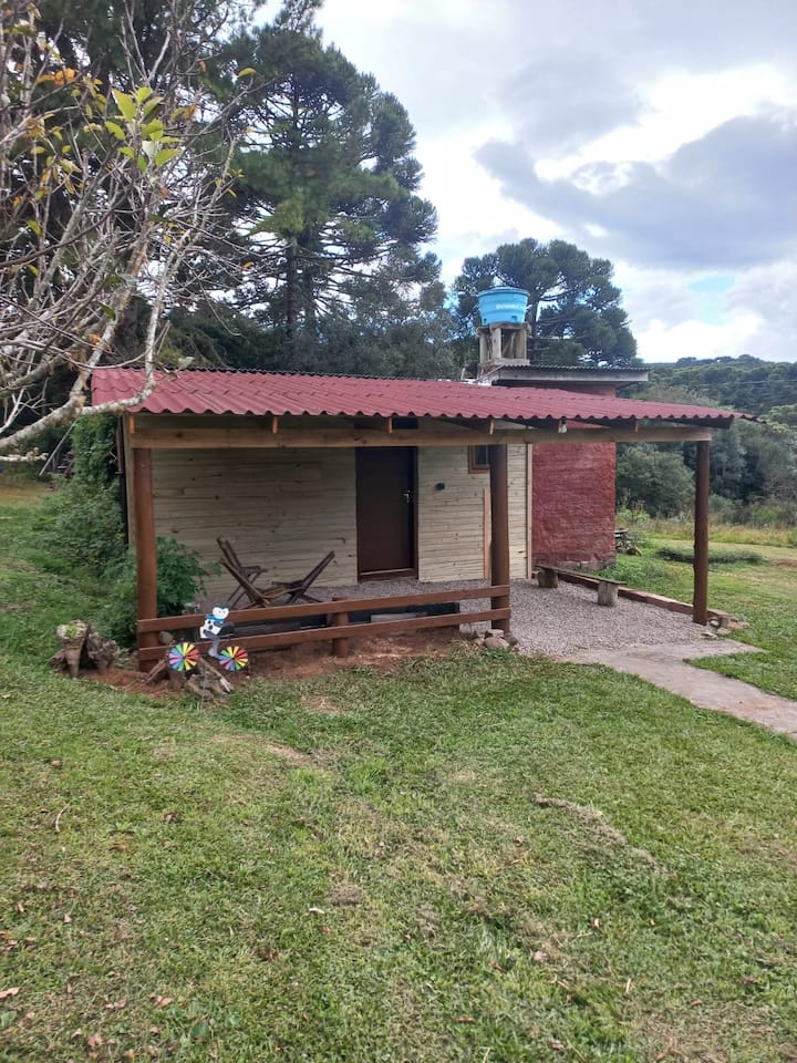 Chale 2 Quartos - Pousada Bolicho Guabiroba - Cambará do Sul