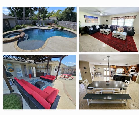 Poolside Triple Suite Retreat