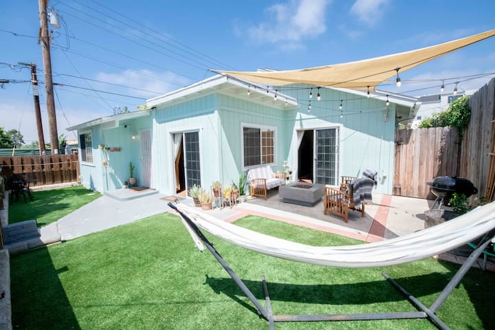 Groovy Beach Bungalow w/Yard, FirePit & Parking