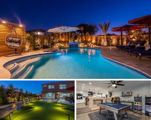 Rare 7BR/4BATH w/heated pool/arcade/$250k backyard