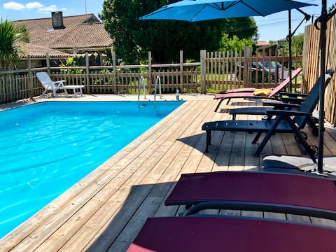 Gîte, piscine 3ch/6p - Puy du Fou/Marais Poitevin