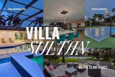 Sultan Villa | Tennis CT | Jacuzzi-Pool | BBQ