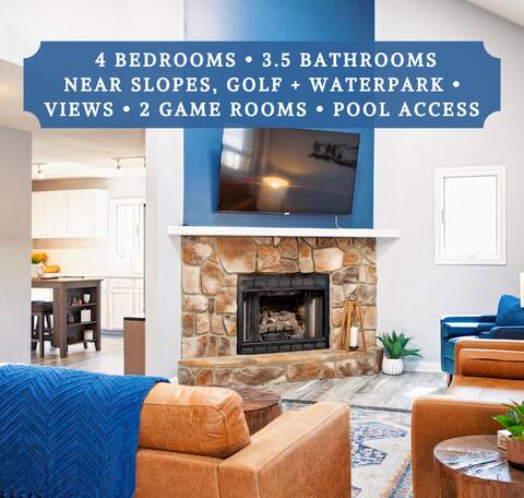 Massanutten Mountain Home w/ Views + Game Room