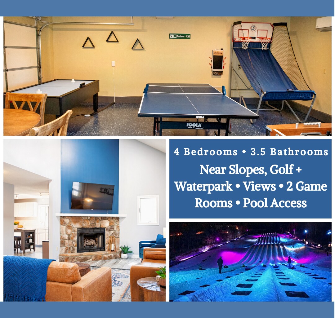 Massanutten Mountain Home w/ Views + Game Room Cabins for Rent in