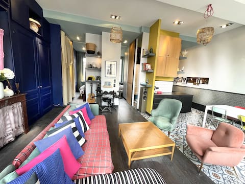 Top performing Airbnb: LYON4 cocooning in center og Croix Rousse 86m2-4P in Métropole De Lyon