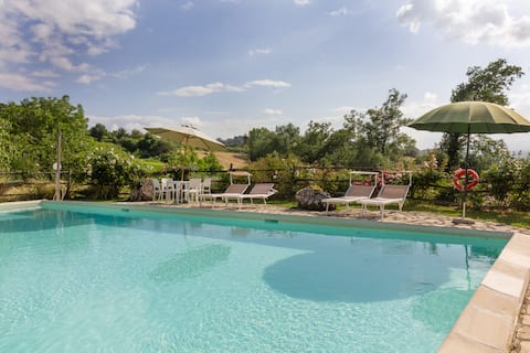 Infinity pool stunnig view near Rome Surya