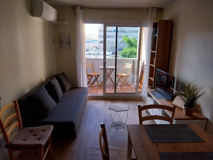Sète-marina, Agréable T2  à 300m De La Plage - Mèze