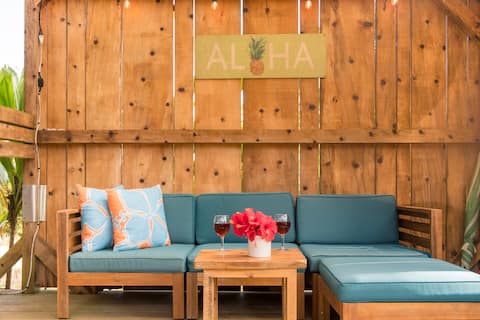 Popular Airbnb listing: Private Hawi Yurt: Outdoor Shower + Kitchen in Hawaii