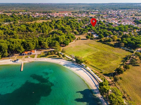 New charming house with garden 200 m from beach