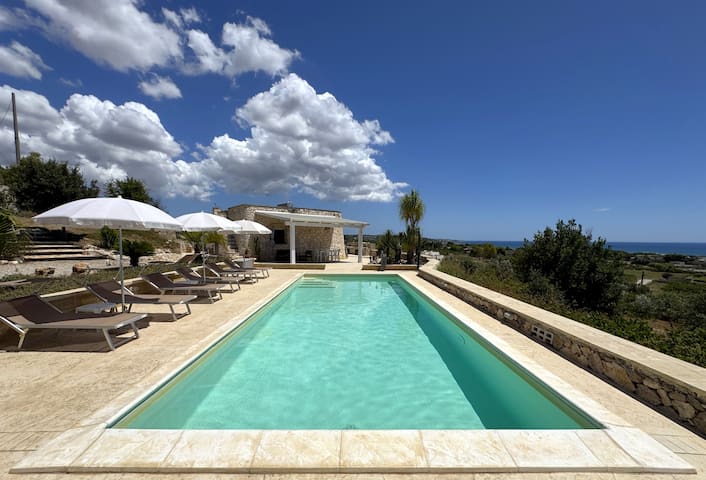 Villa con Piscina vista mare, Maldive del Salento